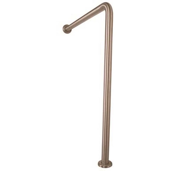 Bradley 30 in. x 33 in. Stainless Steel Commode Bar Right Hand 8120-054000